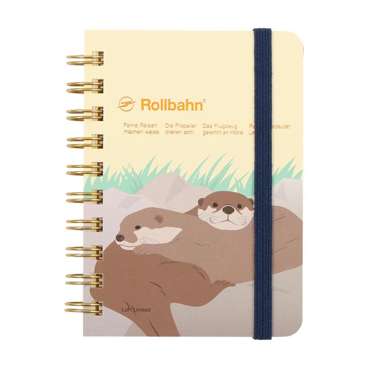ロルバーン ポケット付メモ ミニ カワウソ カワウソ