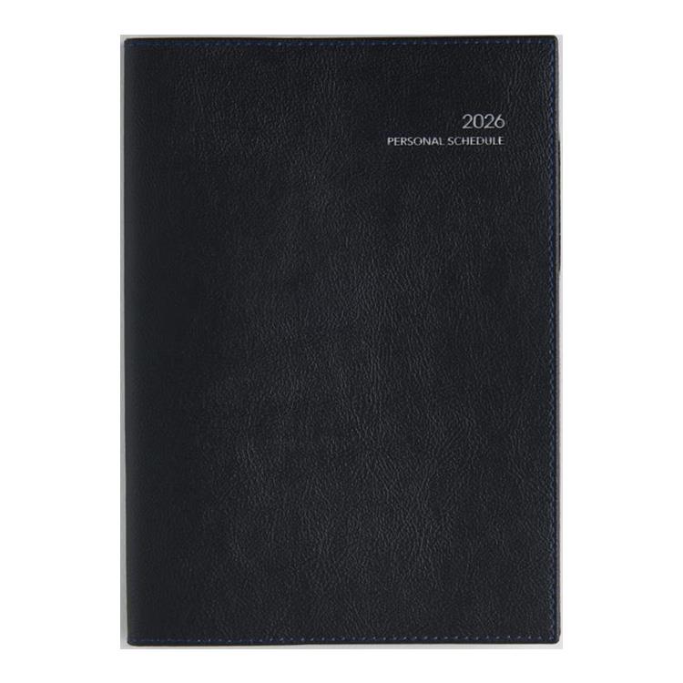 2026年3月始まり手帳 月間 B6 ディアクレール1(621)ブラック