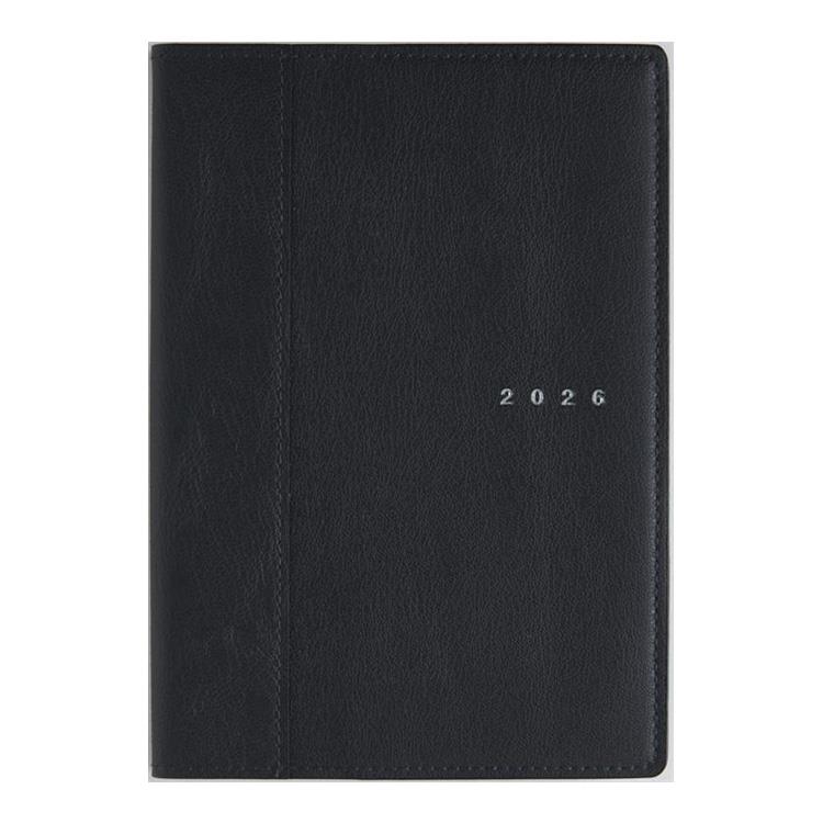 2026年4月始まり手帳 週間レフト B6 シャルム1(631)ネオブラック