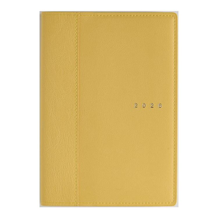 2026年4月始まり手帳 週間レフト B6 シャルム2(632)メローイエロー