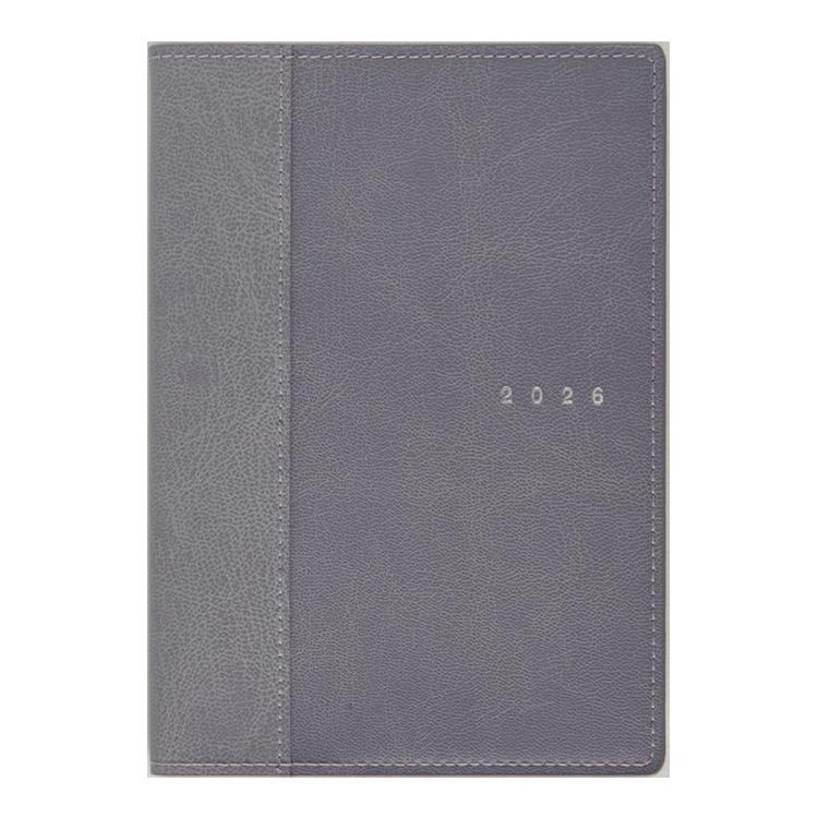 2026年4月始まり手帳 週間レフト B6 シャルム6(636)カルドグレー