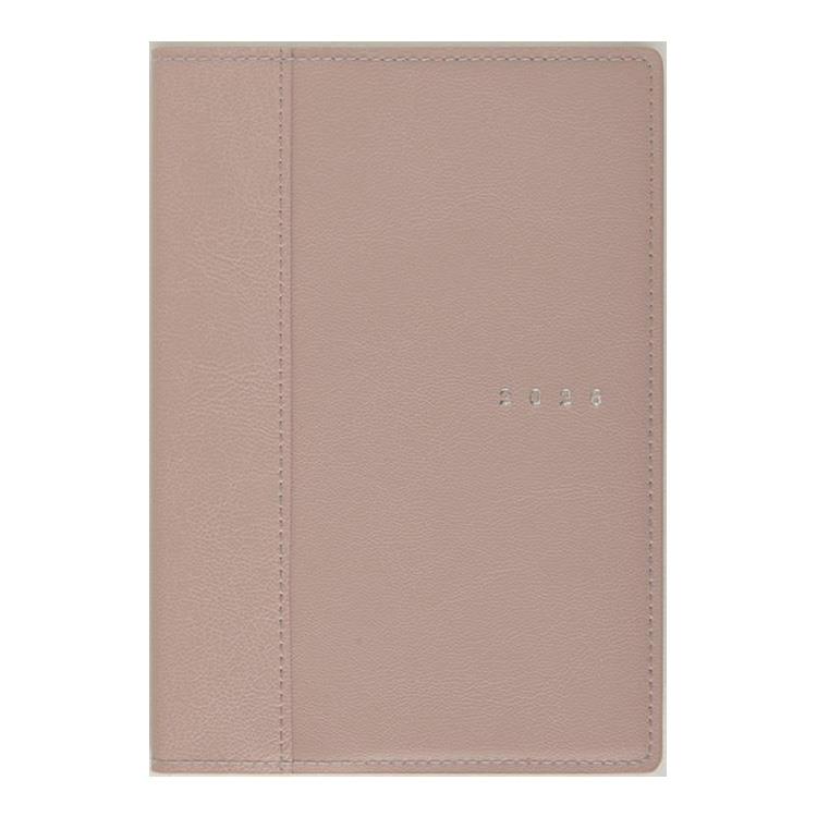 2026年4月始まり手帳 週間バーチカル B6 シャルム9(639)ライトローズウッド