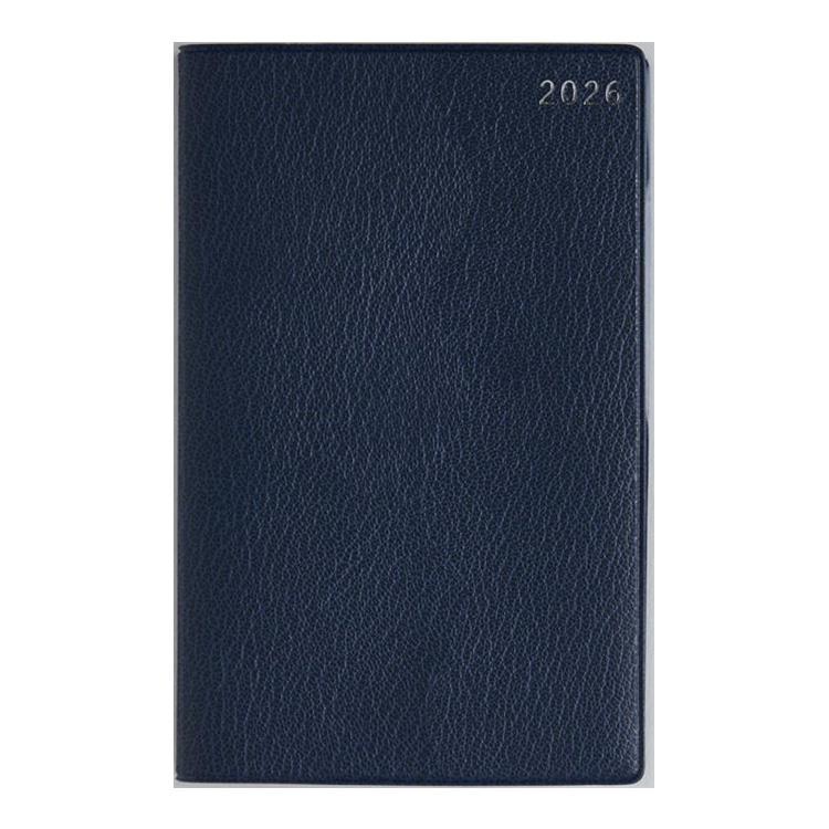 2026年3月始まり手帳 週間レフト B7 ティーズビューインデックス1(651)濃紺