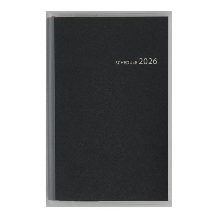 2026年3月始まり手帳 週間レフト B7 ビジネス手帳 小型版 1(846)チタングレー