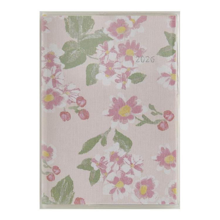 2026年2月始まり手帳 月間 A6 ラフィーネ3(877)