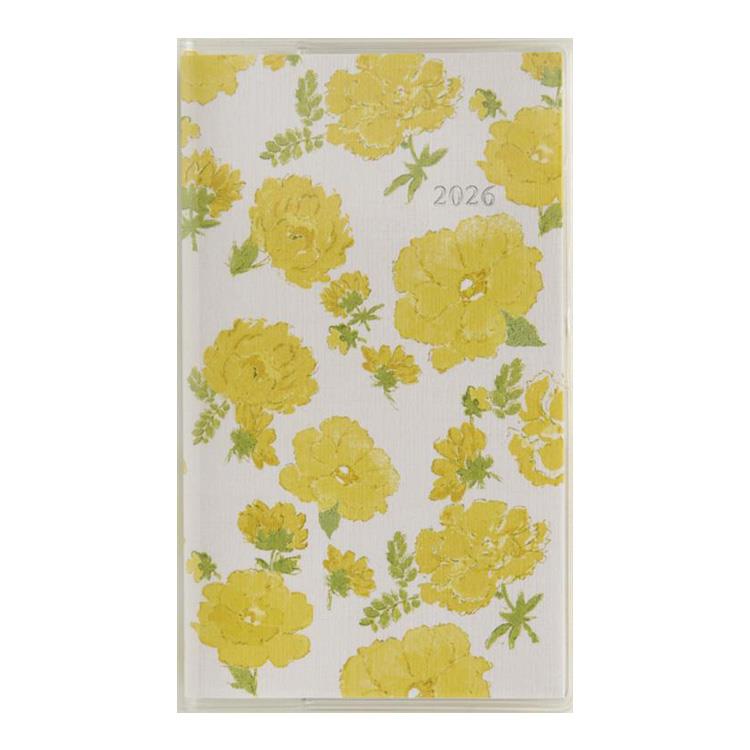 2026年2月始まり手帳 月間 B7 ラフィーネスリム2(896)