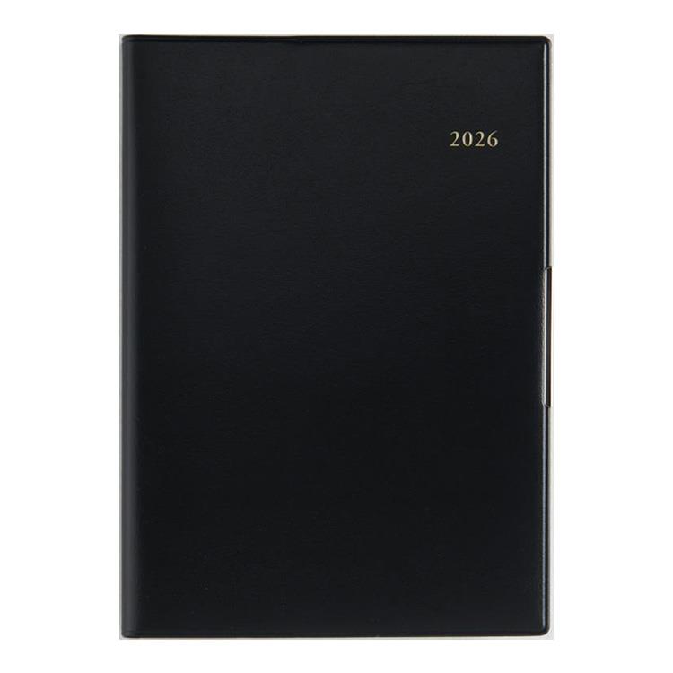 2026年3月始まり手帳 週間ブロック B6 フェルテ3(884)黒