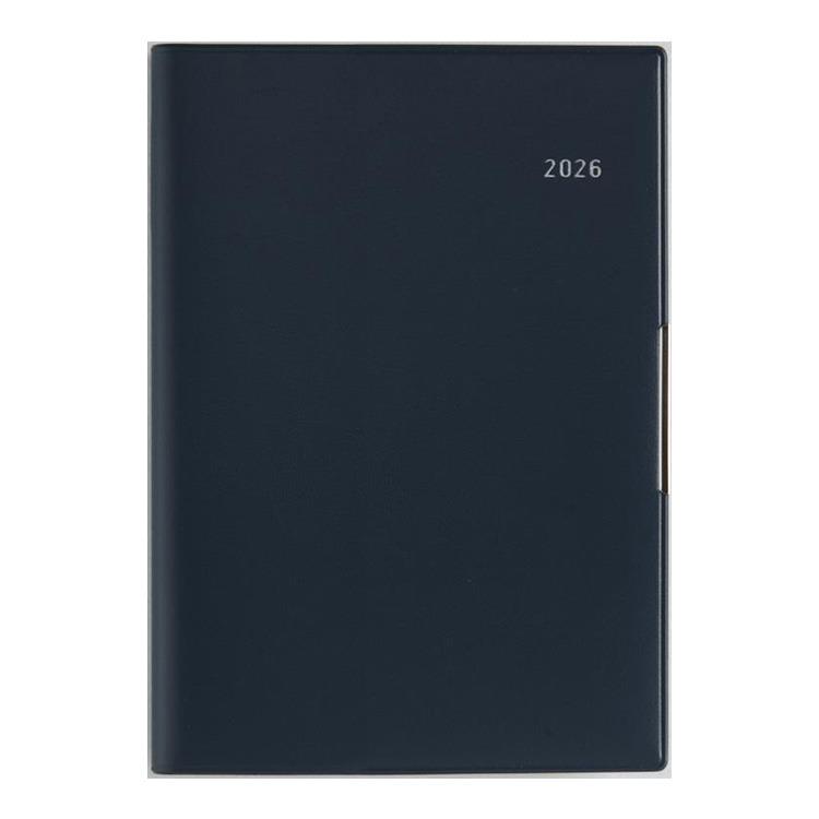 2026年3月始まり手帳 週間バーチカル B6 フェルテ7(885)ディープブルー