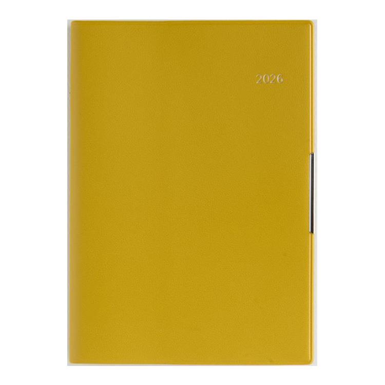 2026年3月始まり手帳 週間ブロック B6 フェルテ10(890)イエロー
