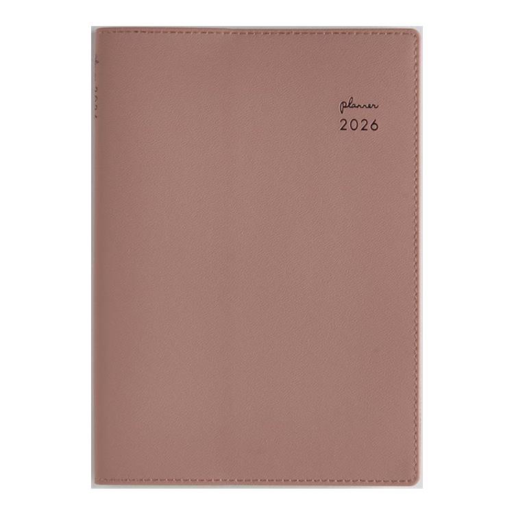 2026年3月始まり手帳 月間 B6 リラクレール3 月曜始まり(606)ピンクソルト