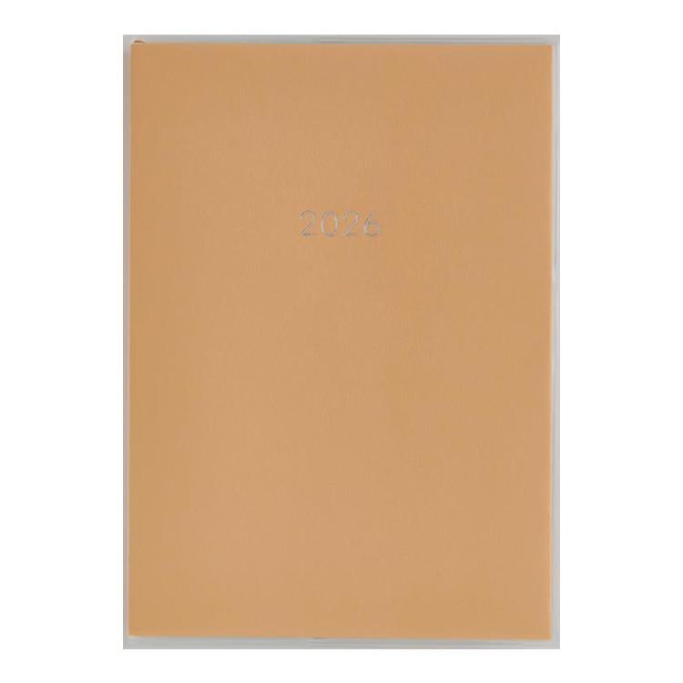 2026年3月始まり手帳 月間 B6 ミアクレール4 月曜始まり(924)オレンジ