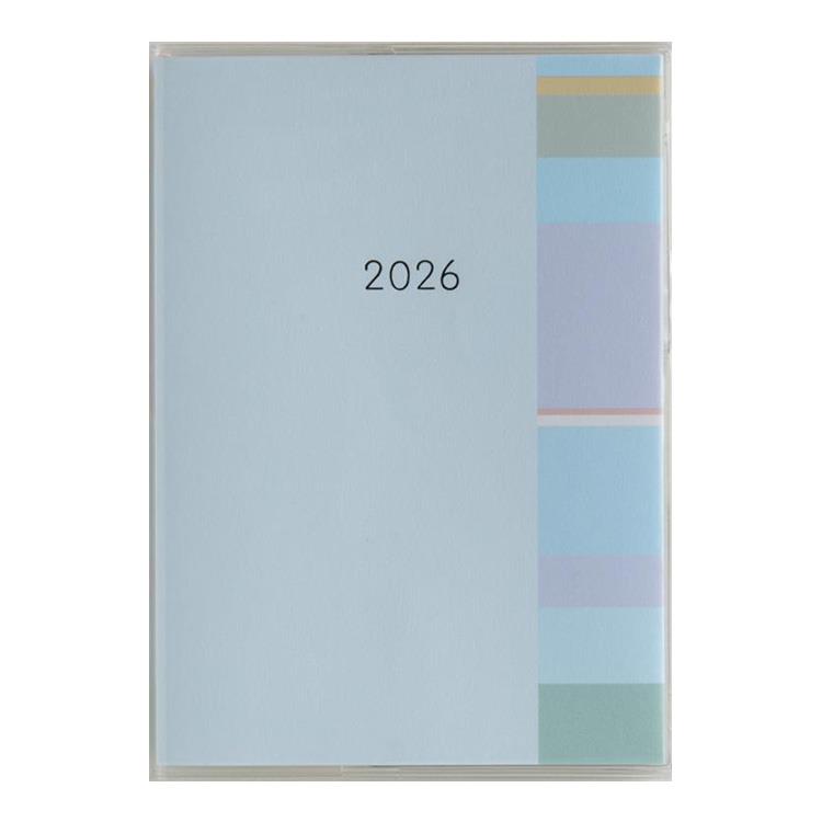 2026年3月始まり手帳 月間 A6 ミアクレールコケット2(936)ブルー