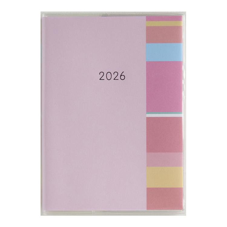 2026年3月始まり手帳 月間 A6 ミアクレールコケット3(937)ピンク