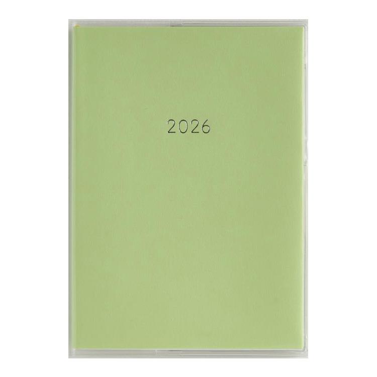 2026年3月始まり手帳 月間 A6 ミアクレールコケット4 月曜始まり(938)グリーン