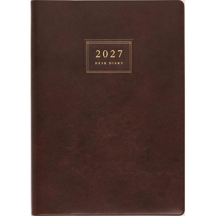 2027年1月始まり 業務日誌 A5 赤