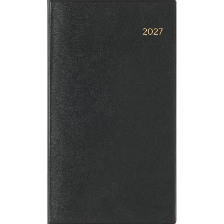 2026年11月始まり手帳 月間 B7 ニュースリム1 黒