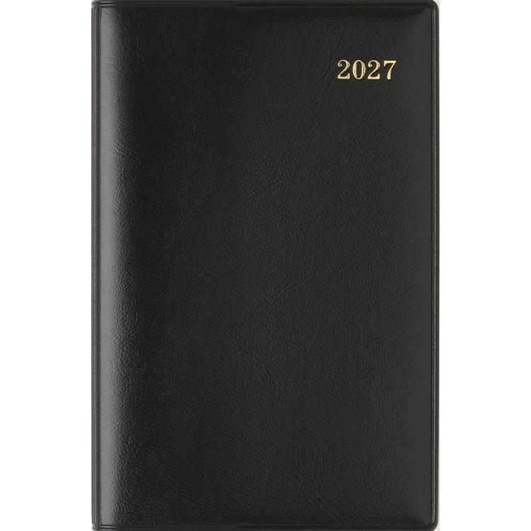 2026年12月始まり 週間レフト B7 ビジネス手帳小1 黒