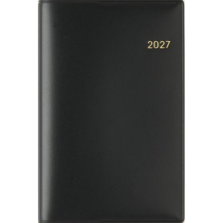 2026年12月始まり 週間レフト B7 ビジネス手帳小5 黒