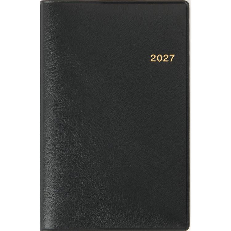 2026年12月始まり 週間ブロック B7 ビジネス手帳小6 黒