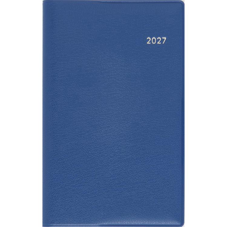 2027年1月始まり手帳 週間レフト B7 ティーズミニ2 ブルー