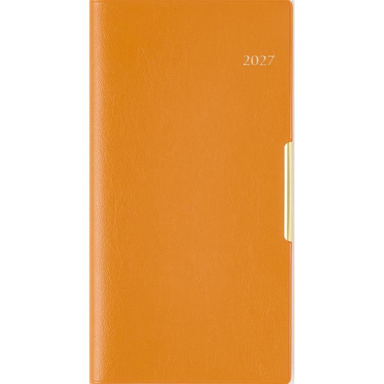 2026年用オレンジスケジュール帳　中古 2026年11月始まり手帳 月間 B7 ティーズスリム オレンジ