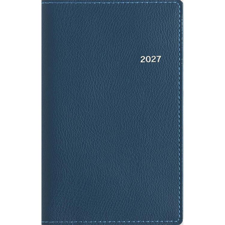 2026年12月始まり手帳 週間ブロック B7 ティーズビュー5 ネイビー