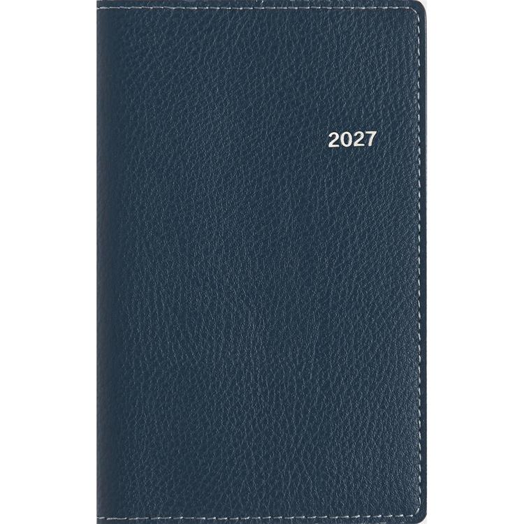 2026年12月始まり手帳 週間ブロック B7 ティーズビュー7 ネイビー