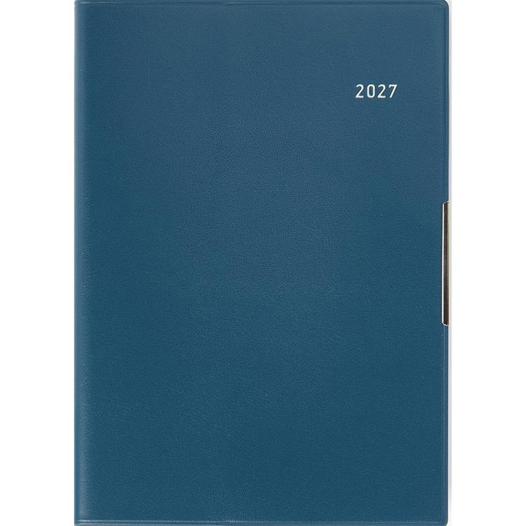 2026年12月始まり手帳 週間バーチカル B6 フェルテ6 ディープブルー