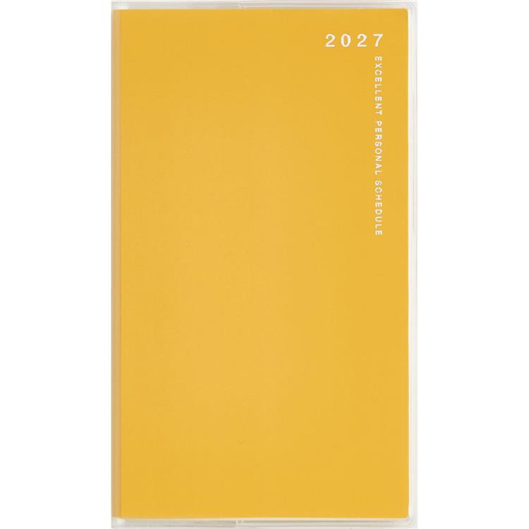 2026年11月始まり手帳 月間 手帳判 リベルデュオ8 ライト・ミモザ