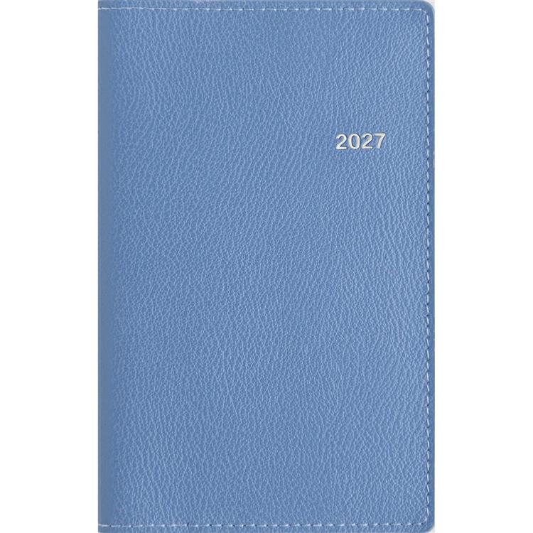 2026年12月始まり手帳 週間レフト 手帳判 Tbeau日曜始まり3 リネンブルー