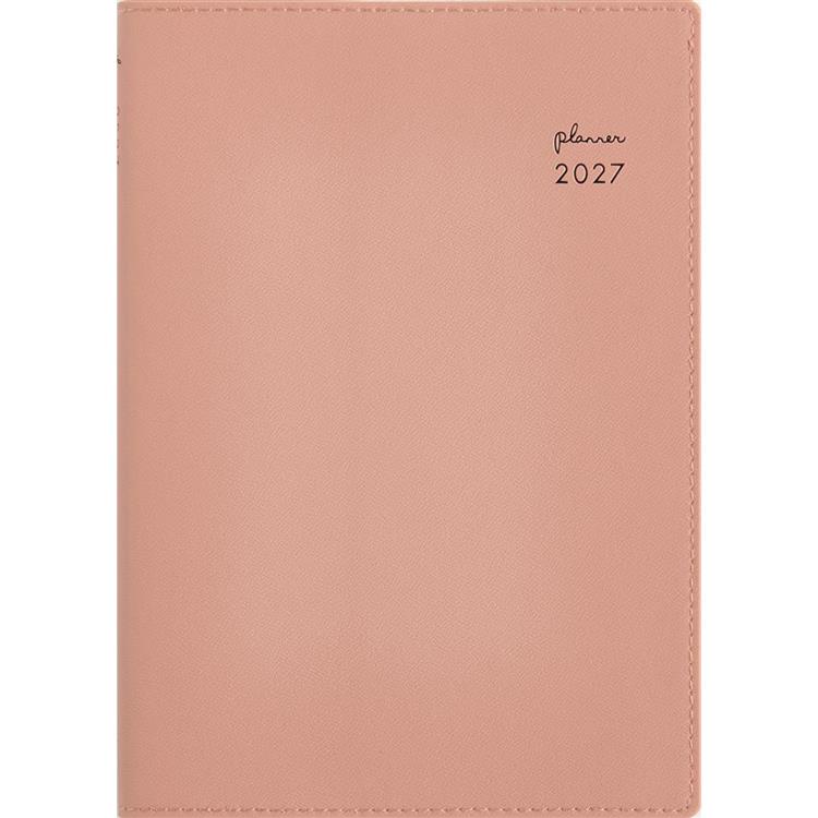 2026年12月始まり手帳 月間 B6 リラクレール6 月曜始まり ピンクソルト