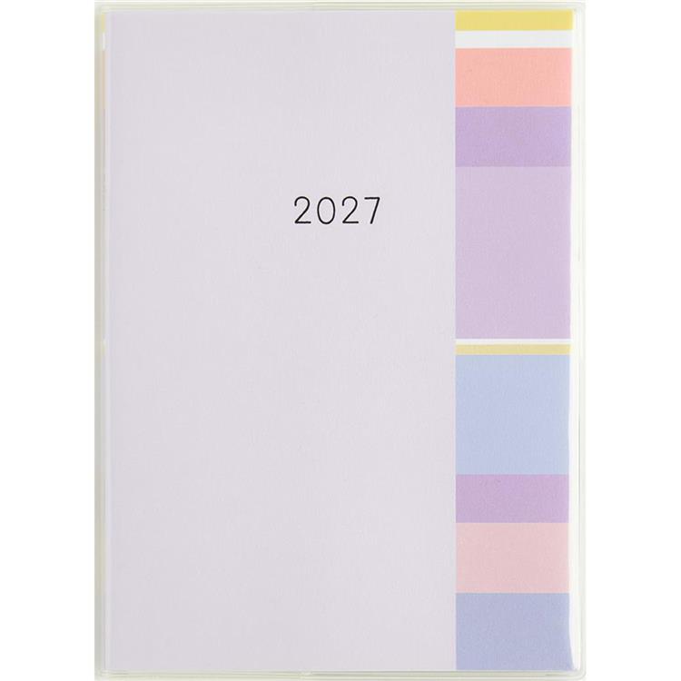 2026年12月始まり手帳 月間 B6 ミアクレール5 パープル