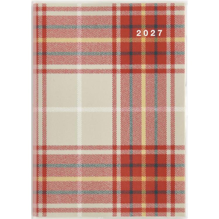 2026年12月始まり手帳 月間 B6 クレール チェック