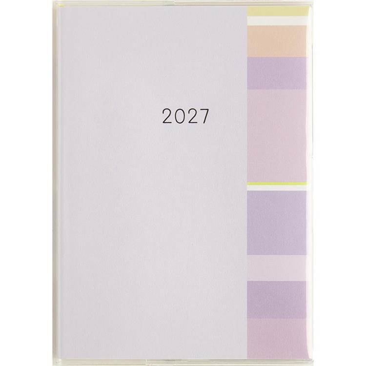 2026年12月始まり手帳 月間 A6 ミアクレールコケット5 パープル