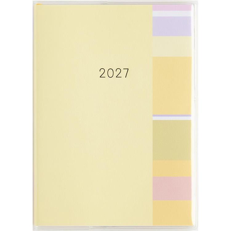 2026年12月始まり手帳 月間 A6 ミアクレールコケット1 イエロー