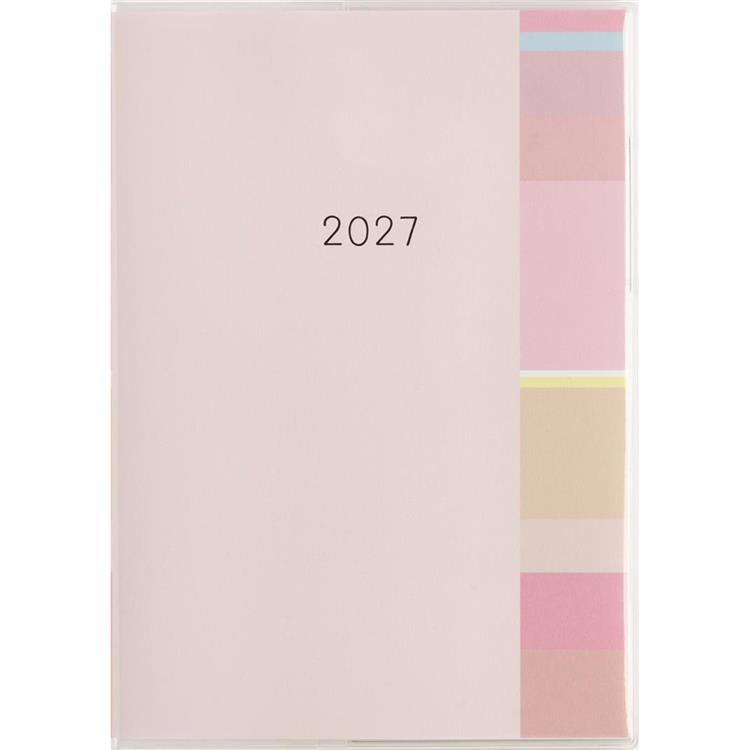 2026年12月始まり手帳 月間 A5 ミアクレールグラン1 ピンク