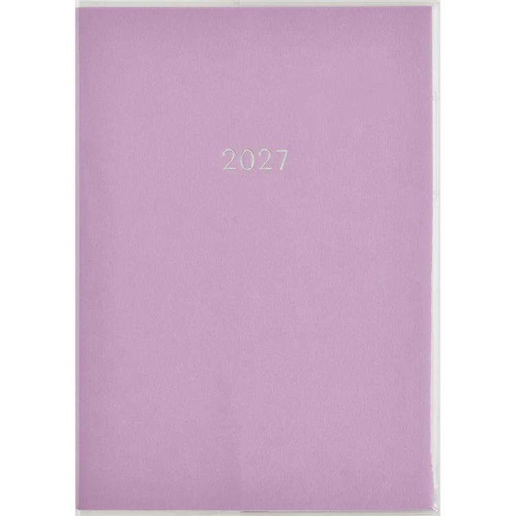 2026年12月始まり手帳 月間 A5 ミアクレールグラン4 月曜始まり パープル
