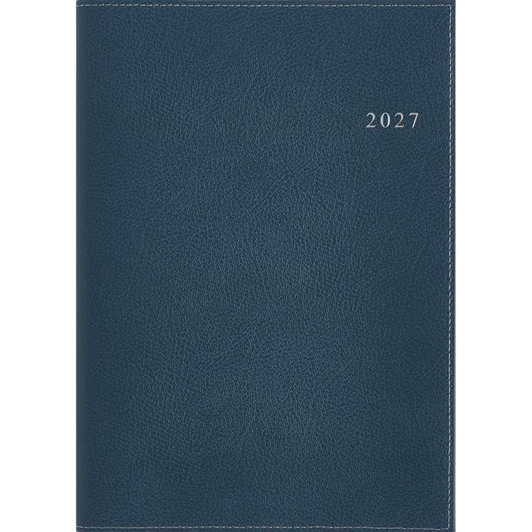 2026年12月始まり 週間レフト A5 デスクダイアリー 紺