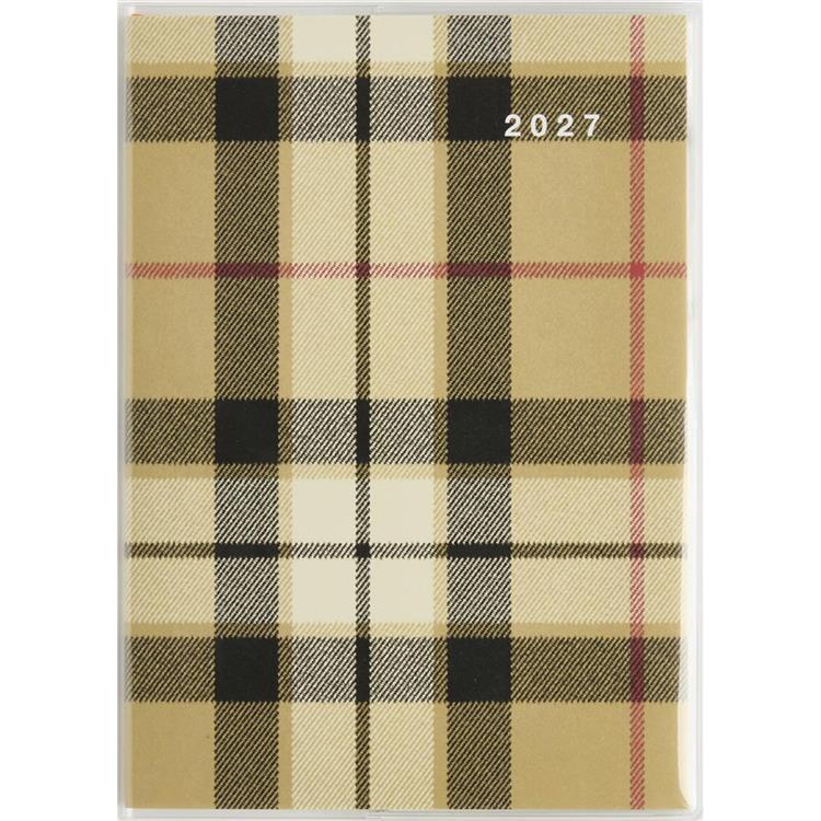 2026年12月始まり手帳 月間 B6 クレールインデックス3 チェック