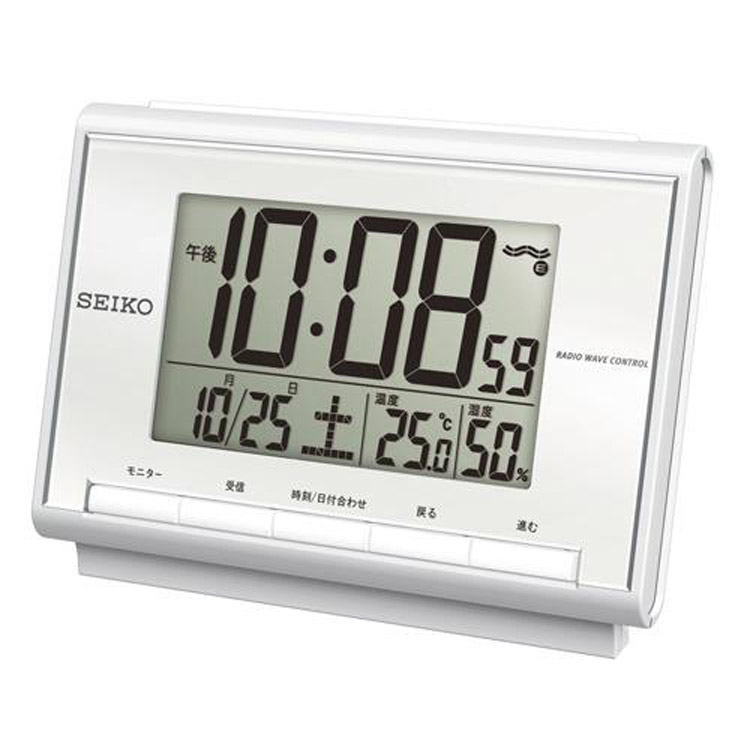 目覚まし時計 電波デジタル 湿温度計付 ホーム キッチン ロフト公式通販サイト Loft