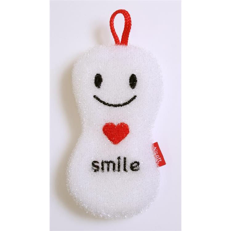 ニコニコスポンジ スマイル ホワイト