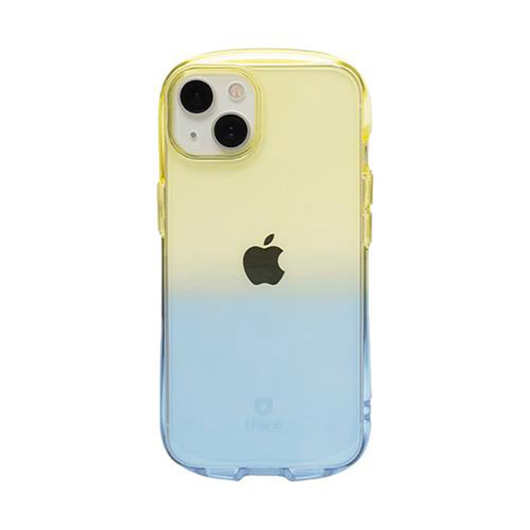 iPhone13用ケース Clear Lolly レモン/サファイア