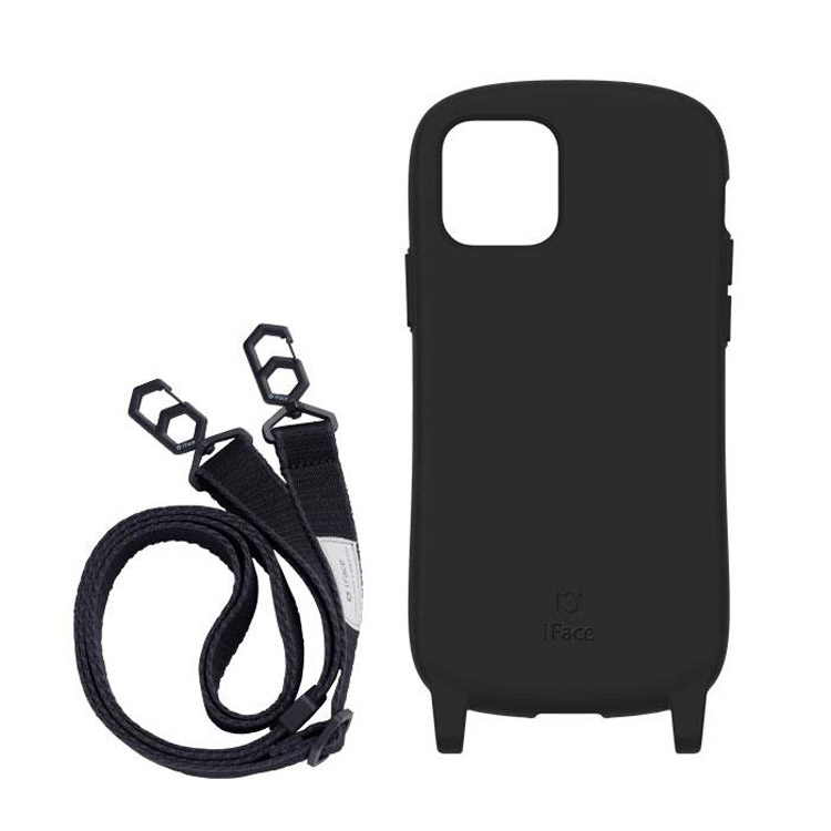 iPhone12/12Pro用 iFace Hang and シリコンハードケース&ショルダーストラップセット ブラック: ファッション&バラエティ雑貨 | ロフト公式通販サイト | LOFT