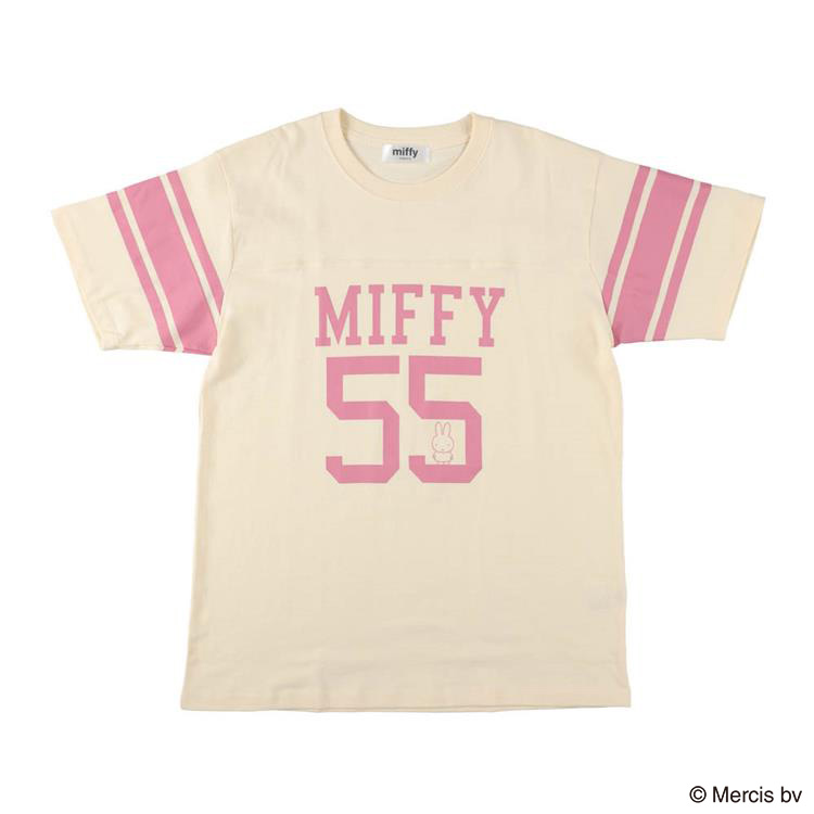 Tシャツ LOF-T2026 ミッフィー ユニフォーム風 ベージュ ベージュ