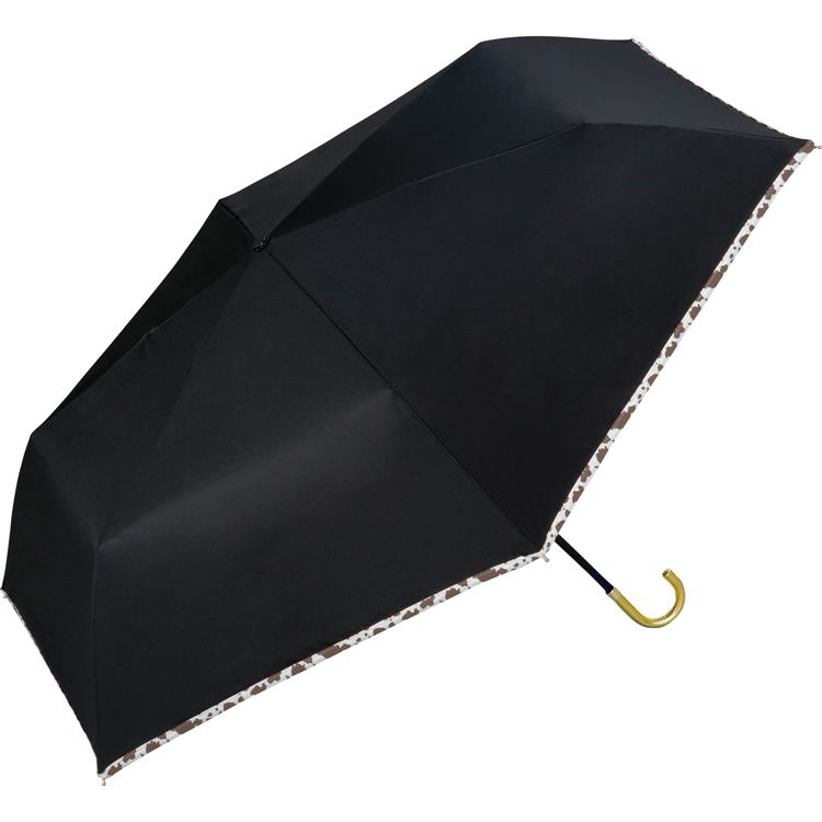 折りたたみ日傘 遮光 アニマルパイピング ミニ ブラック(ブラック): ファッション＆バラエティ雑貨 ロフト公式通販サイト LOFT