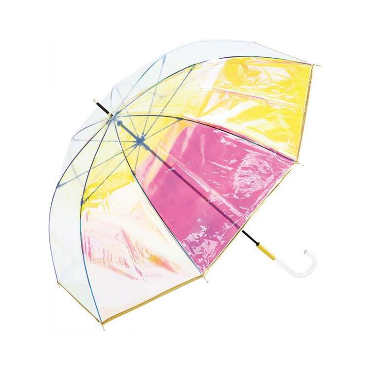 雨傘 パイピング オーロラ ゴールド ダブルピーシー: ファッション