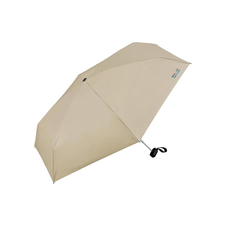 折りたたみ傘 晴雨兼用 遮熱 IZA COOLcompact ベージュグレー ベージュグレー