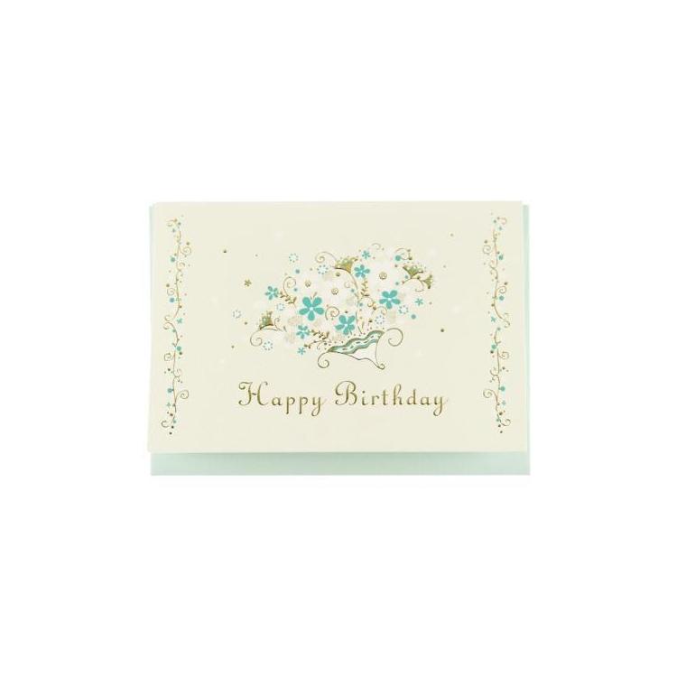 バースディカード ブルー