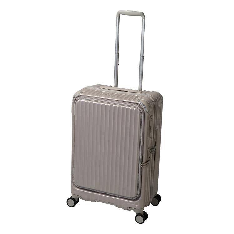 中型スーツケース 軽量 容量６０Ｌ 高さ６４ｃｍ ファスナーキャリー