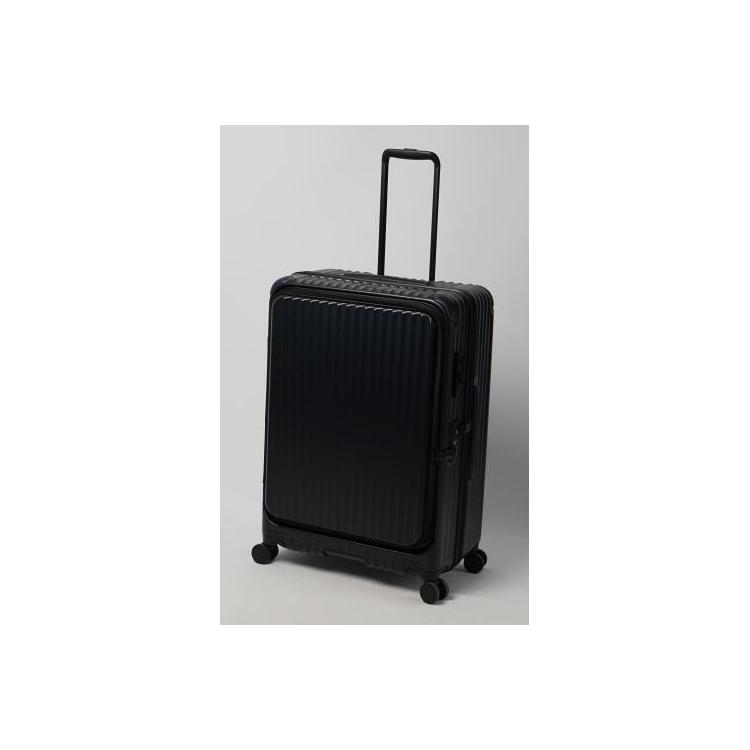 大型スーツケース　容量１００Ｌ　フロントオープン　ハードキャリーケース　ジェットブラック　カーゴ: ファッション＆バラエティ雑貨 |  ロフト公式通販サイト | LOFT